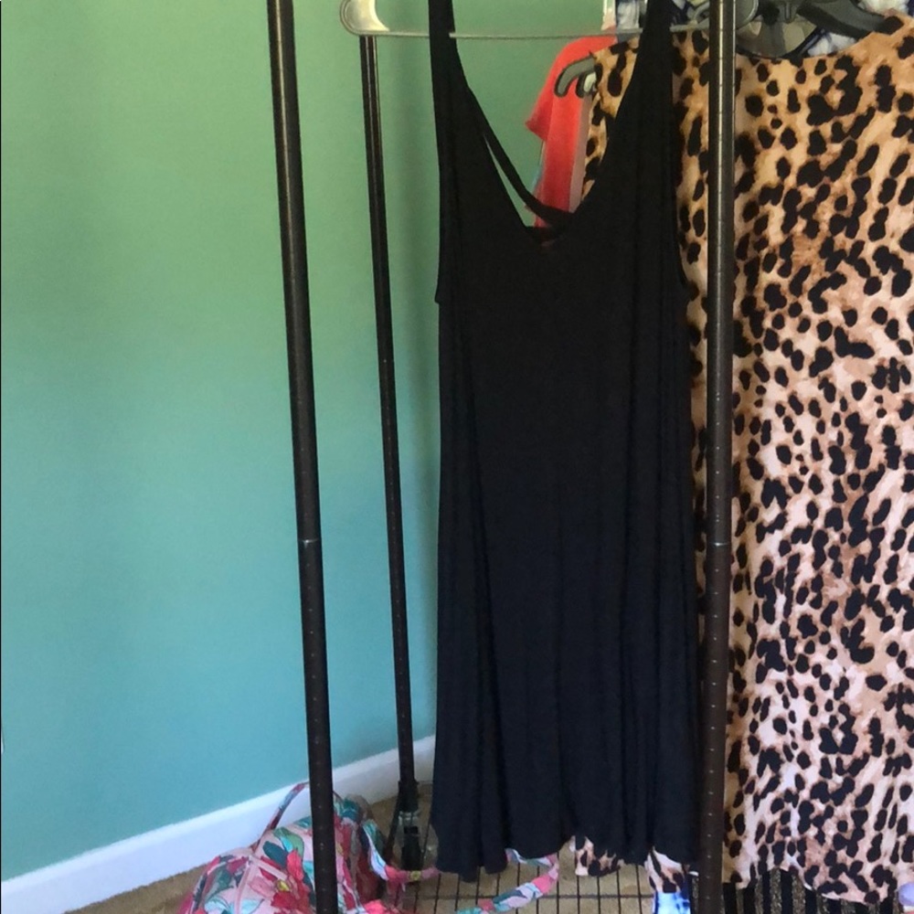 Black swing dress